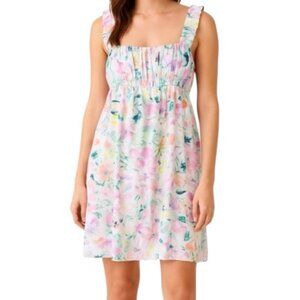 Abercrombie & Fitch x The Trevor Project Floral Artsy Sleeveless Dress Size XXL